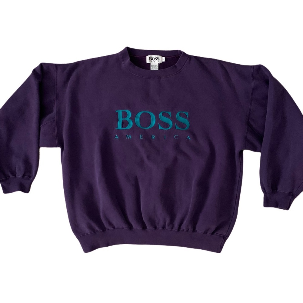 Vintage Boss America Crewneck Sweatshirt Sz L